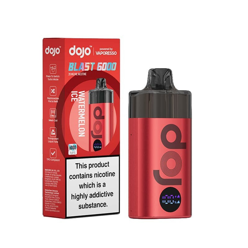vaporesso dojo blast 6000 watermelon ice