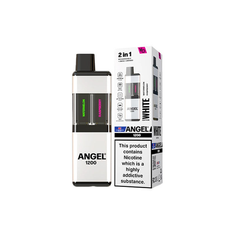 vapes bars angel 1200 white edition