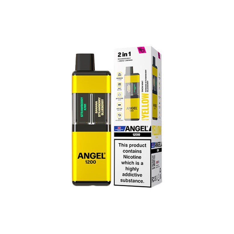 vapes bars angel 1200 yellow edition