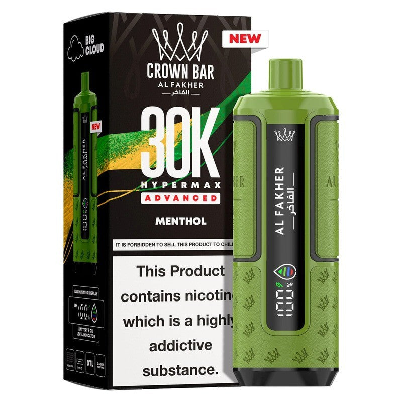 al fakher 30k hypermax kit menthol