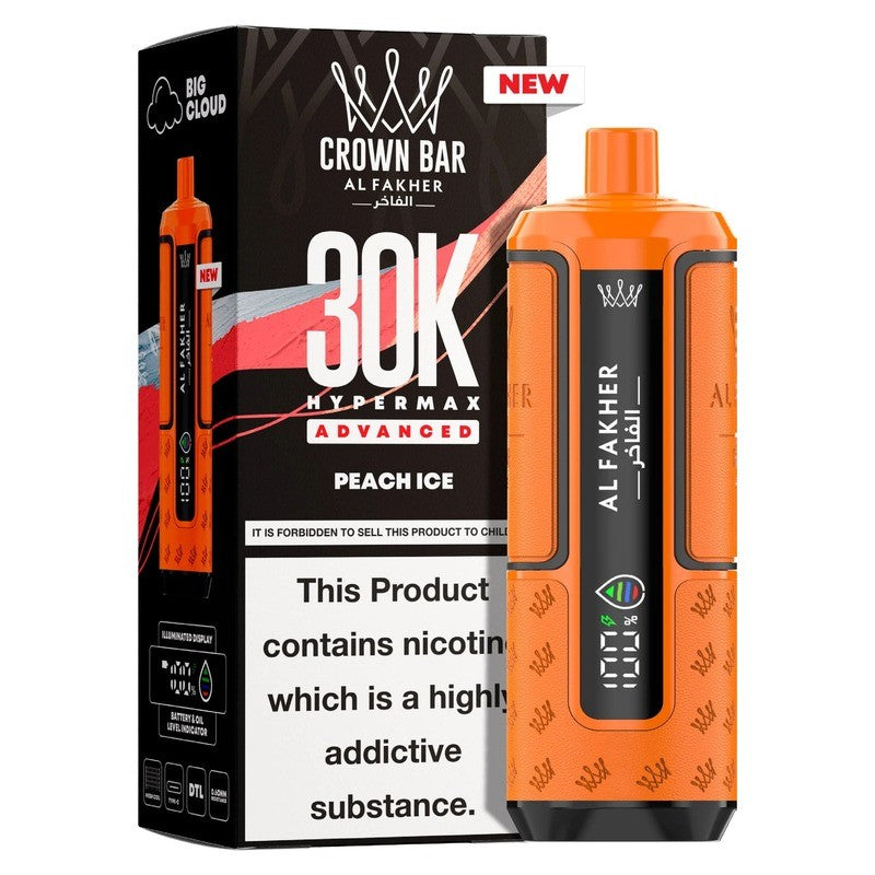 al fakher 30k hypermax kit peach ice