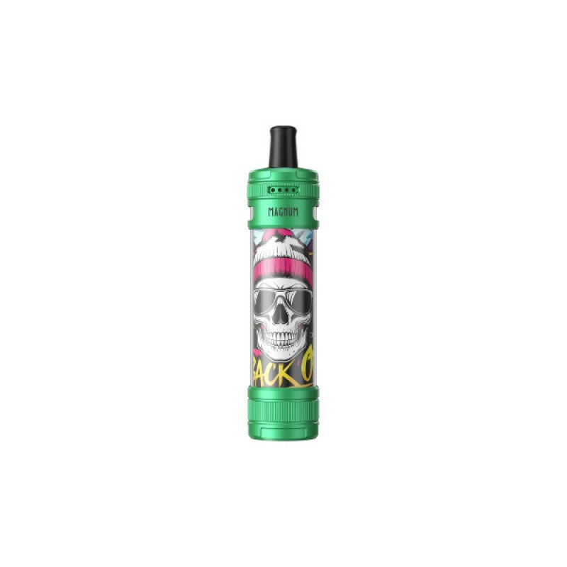 aspire magnum kit green and funky skull