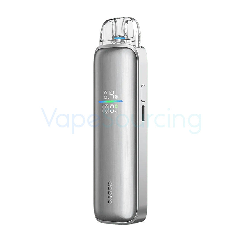 aspire pixo max pod kit brushed silver