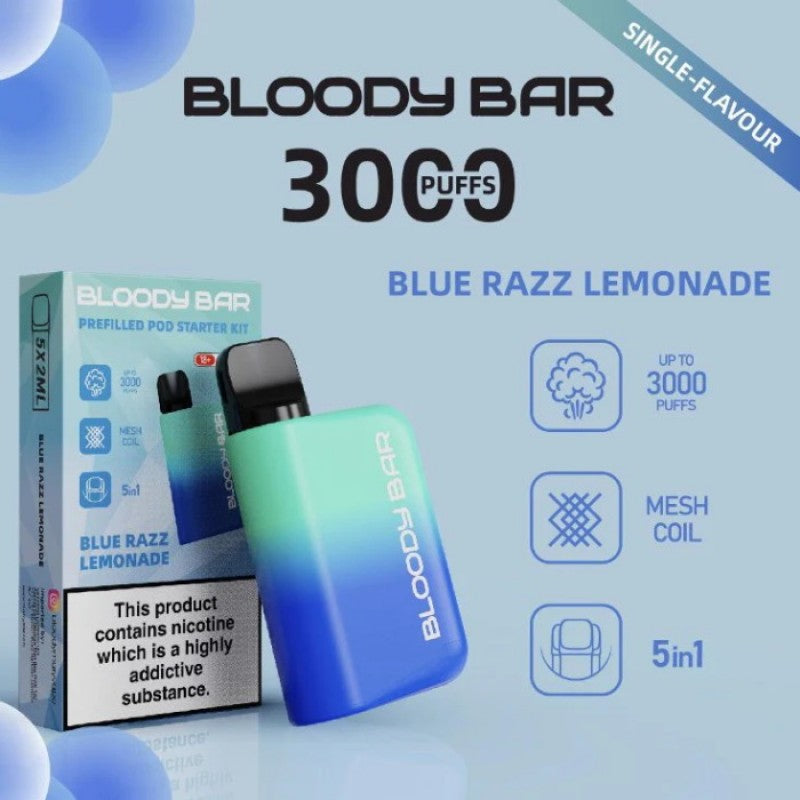 Bloody Mary 3000 5 In 1 Disposable Vape