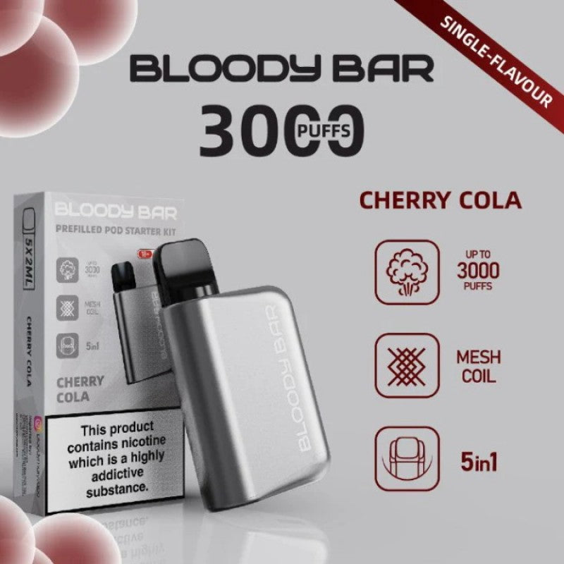 Bloody Mary 3000 5 In 1 Disposable Vape