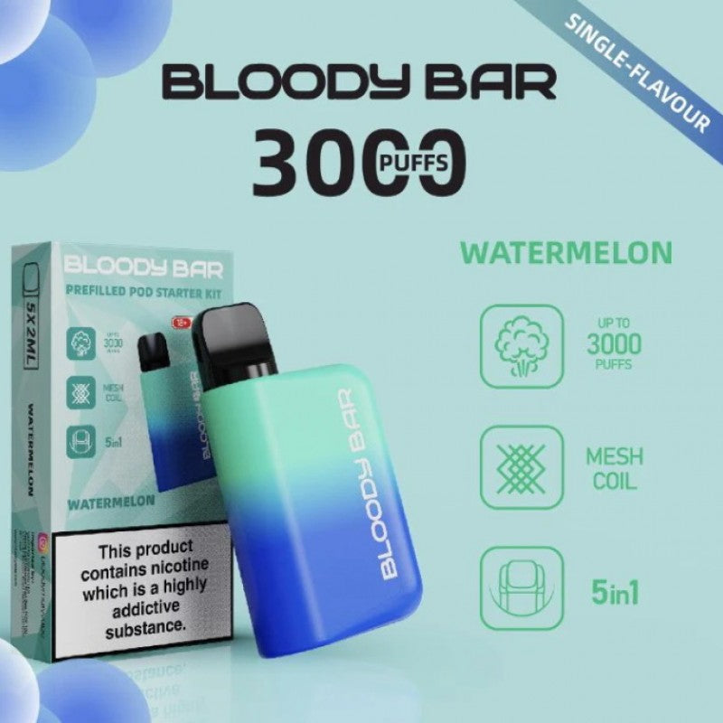 Bloody Mary 3000 5 In 1 Disposable Vape