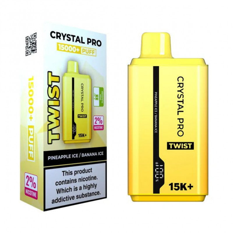 crystal pro twist 15000 pineapple ice