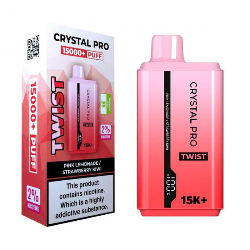 crystal pro twist 15000 pink lemonade