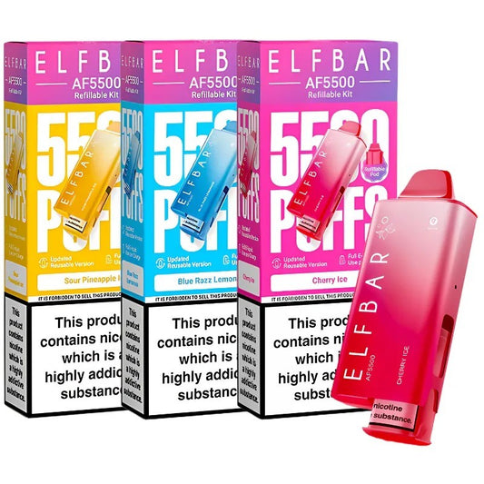 elf bar af5500 prefilled pod kit