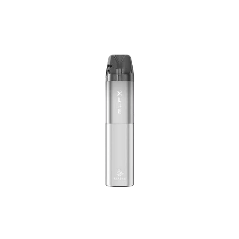 elf bar elfx pod kit silver