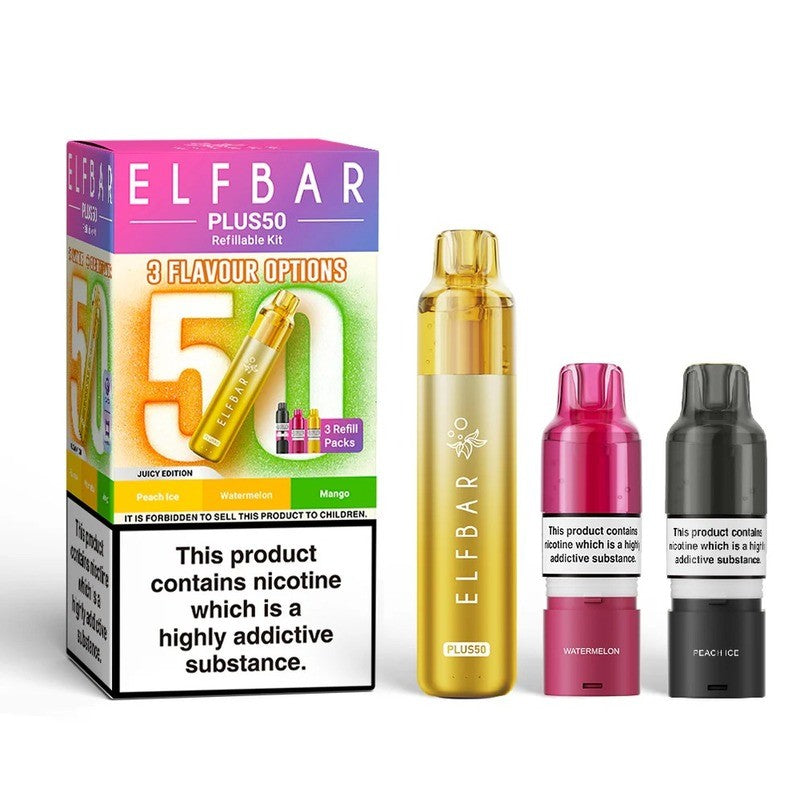 elf bar plus 50 prefilled kit juicy edition
