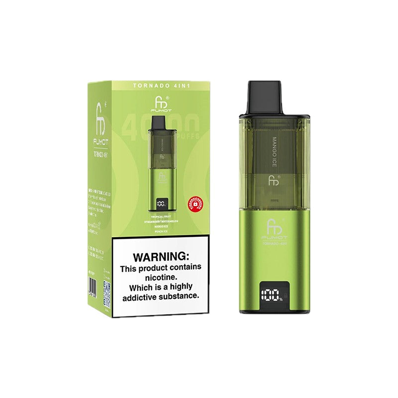 fumot tornado 4 in 1 vape green