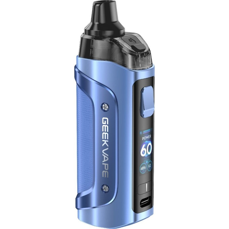 geekvape aegis boost 3 kit sapphire blue