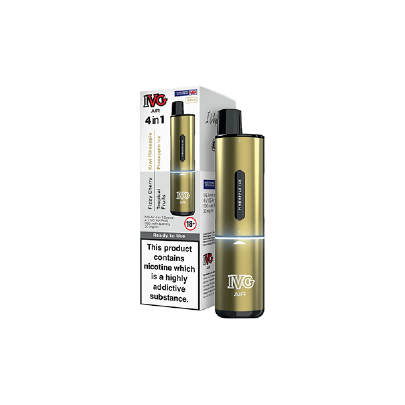 IVG Air 4 in 1 Disposable Vape 2400 Puffs Vaporno1.com IVG Air 4 in 1 Disposable Vape 2400 Puffs Vaporno1.com
