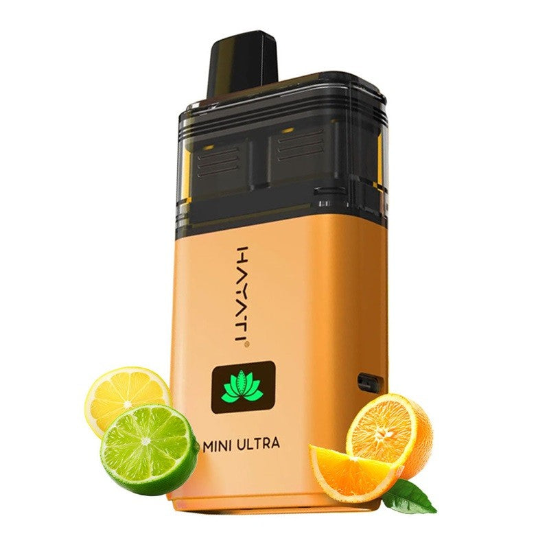 hayati mini ultra 1500 vape orange lemon lime