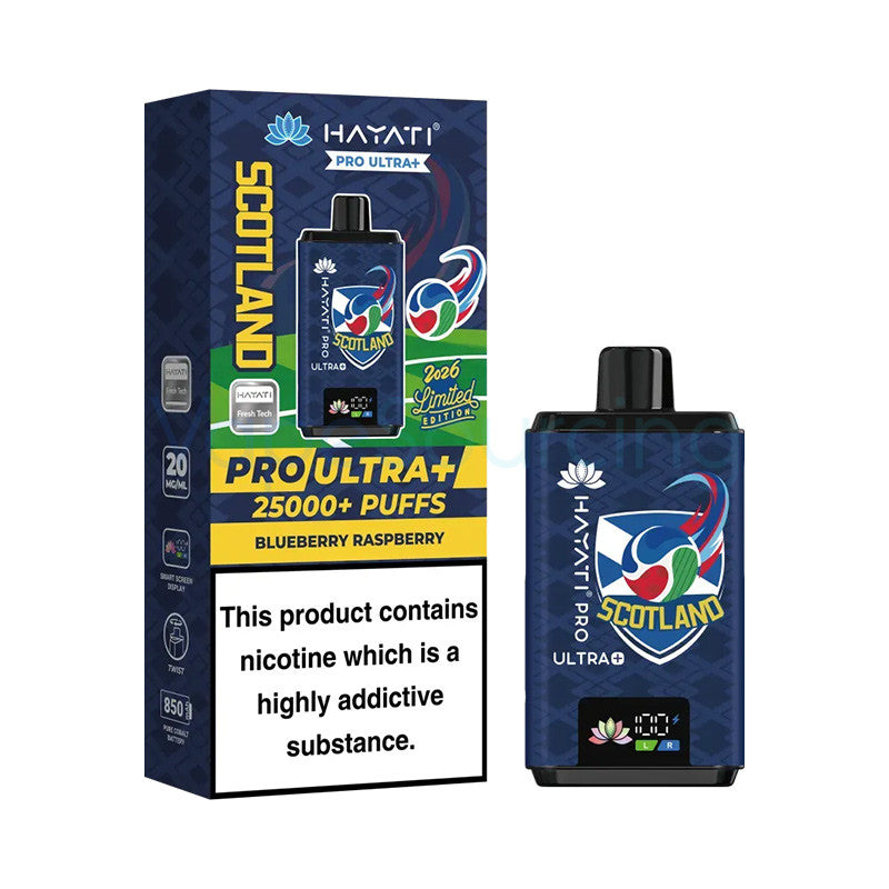 hayati pro ultra plus 25k world cup scotland blueberry raspberry
