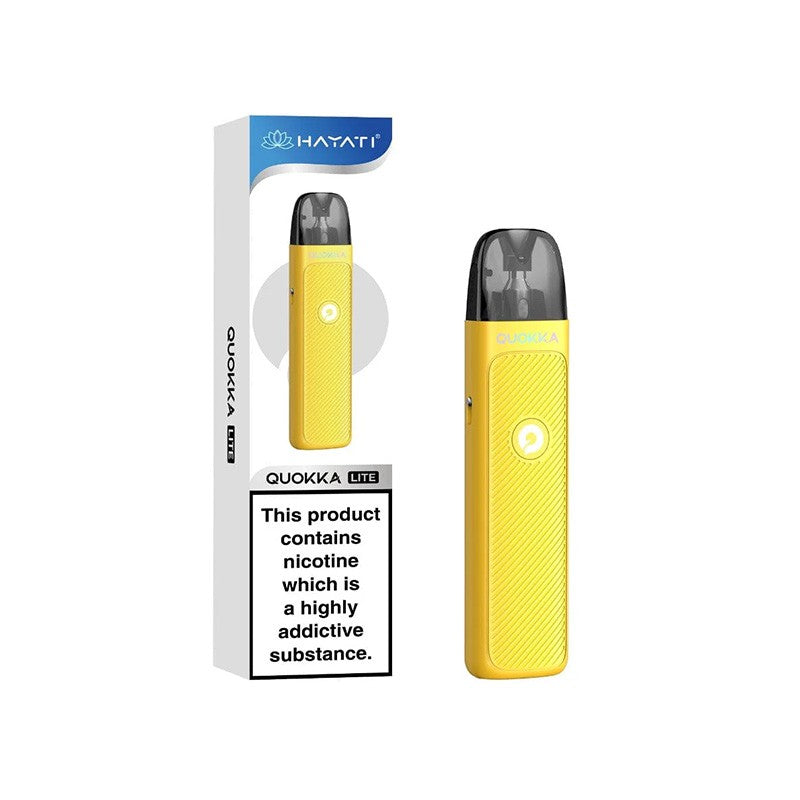 hayati quokka lite pod kit neon yellow