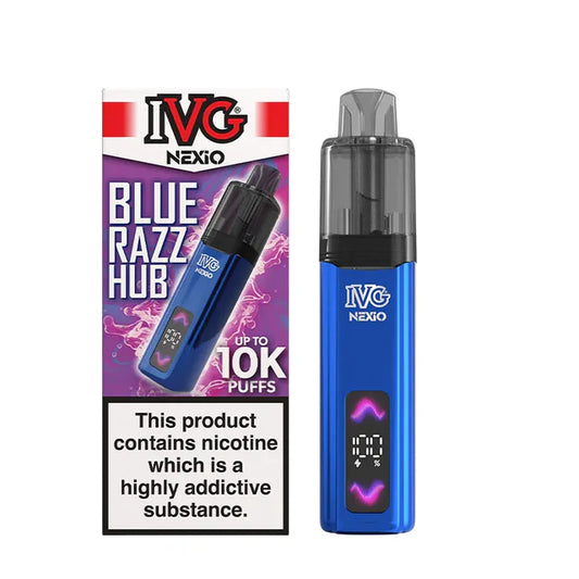ivg nexio kit blue razz hub