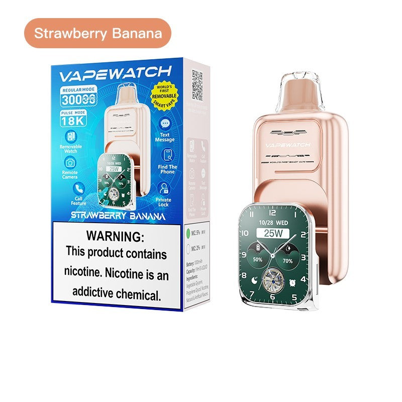 jnr vapewatch 30k vape strawberry banana