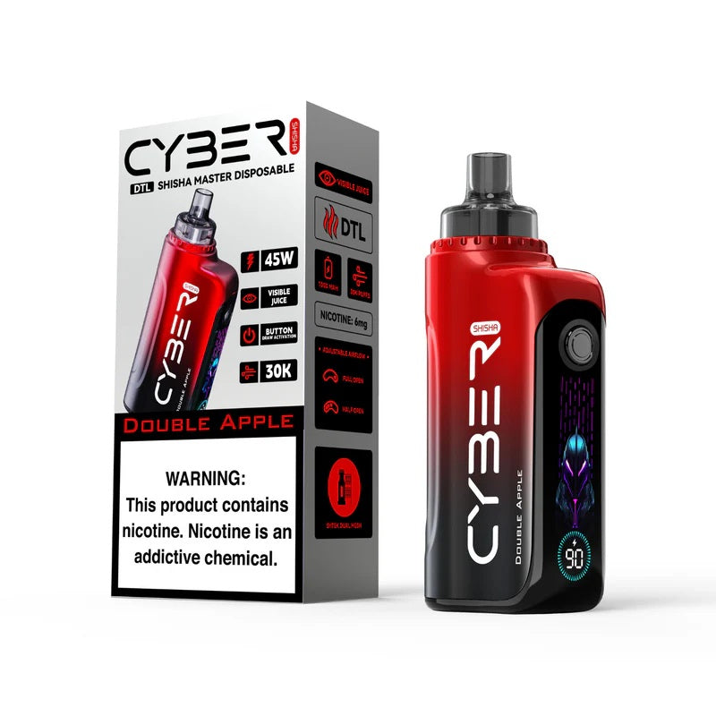 keystone cyber shisha 30k kit double apple