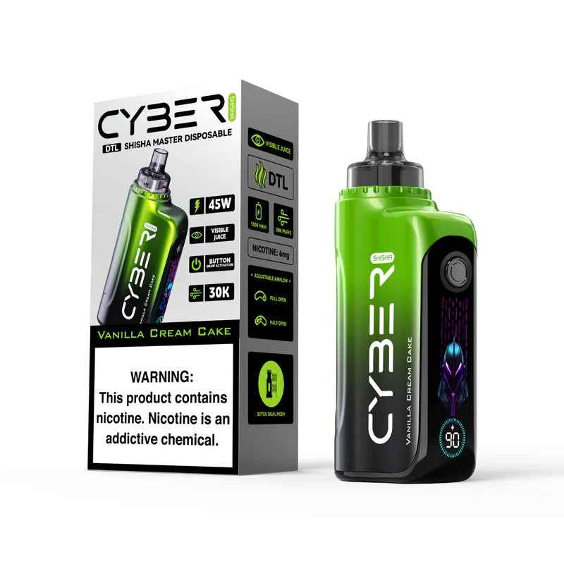 keystone cyber shisha 30k kit vanilla cream cake