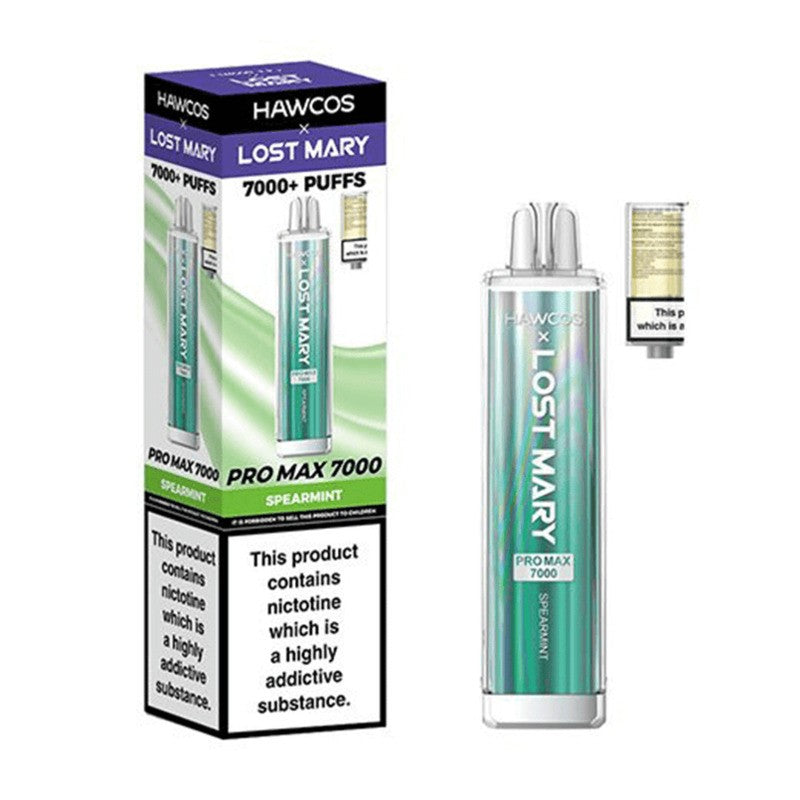 lost mary hawcos pro max 7000 vape spearmint