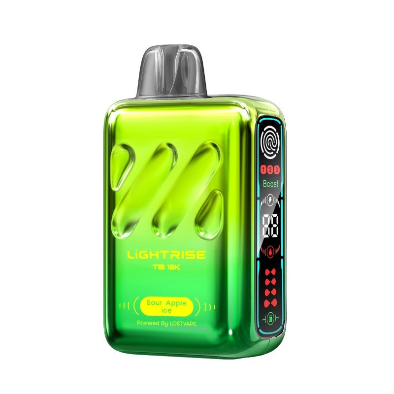 lost vape lightrise tb 18k sour apple ice