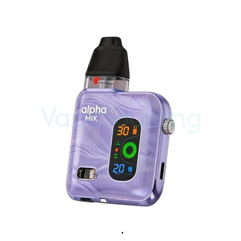 smok alpha mix pod kit purple