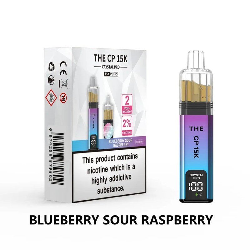 the crystal pro cp 15k kit blueberry sour raspberry